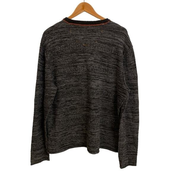 Carbon 2 Cobalt Heathered Gray and Black Sweater - Picture 2 of 8